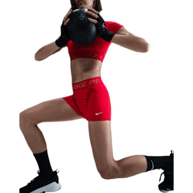 Nike Pro Women's Mid-Rise 3" Graphic Biker Shorts HJ1226-657