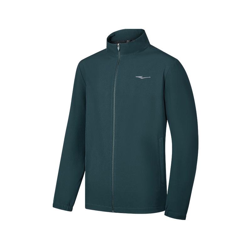 2026 Hongxing Erke Men's Water-Repellent Stand Collar Windbreaker Jacket for Autumn/Winter