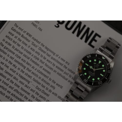 New Model HYAKUICHI 101 No.16N Hyakuichi 38mm Automatic Diving Watch with 20 ATM Water Resistance, Ceramic Bezel, No Date, Mechanical Wristwatch, Auto