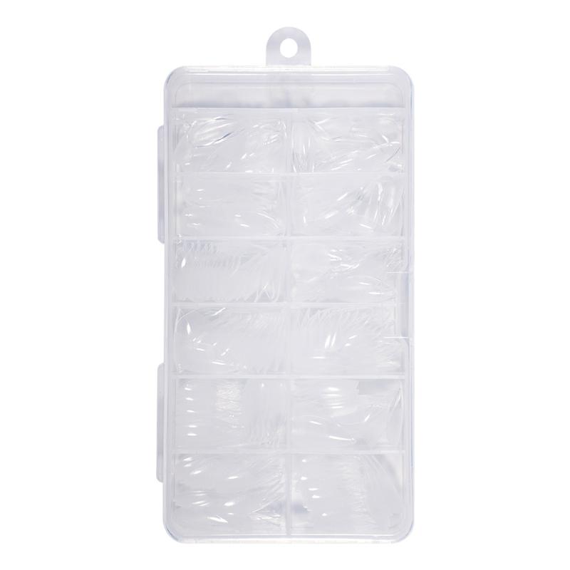 120/240 Buc Vârfuri de Unghii Migdală Semi-Mate Prefiluite Extensie Unghii False Presabile Semi-Mate Pentru Pat Unghial Mic 12 Mărimi În Cutie