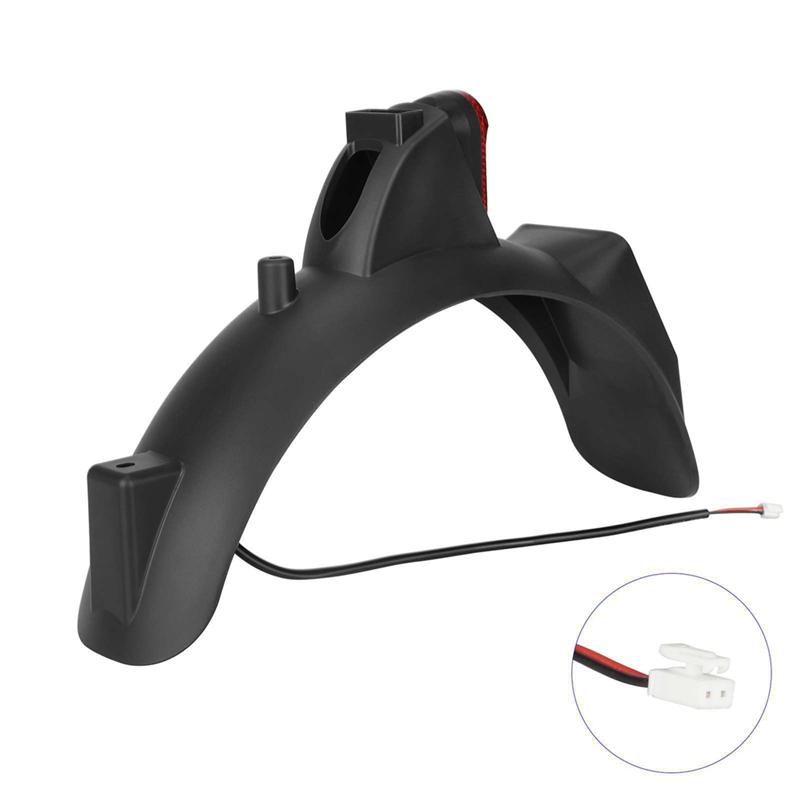 Rear Fender& Taillight Set For Xiaomi Mi4 Lite 2Gen Electric Scooter, Rear Mudguard Tire Splash Guard Accessory