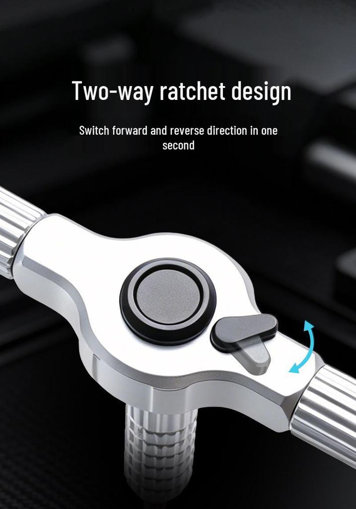 54-in-1 Ratchet Wrench Set: Comprehensive Tool for Motorcycle, Car, and Household Repairs.