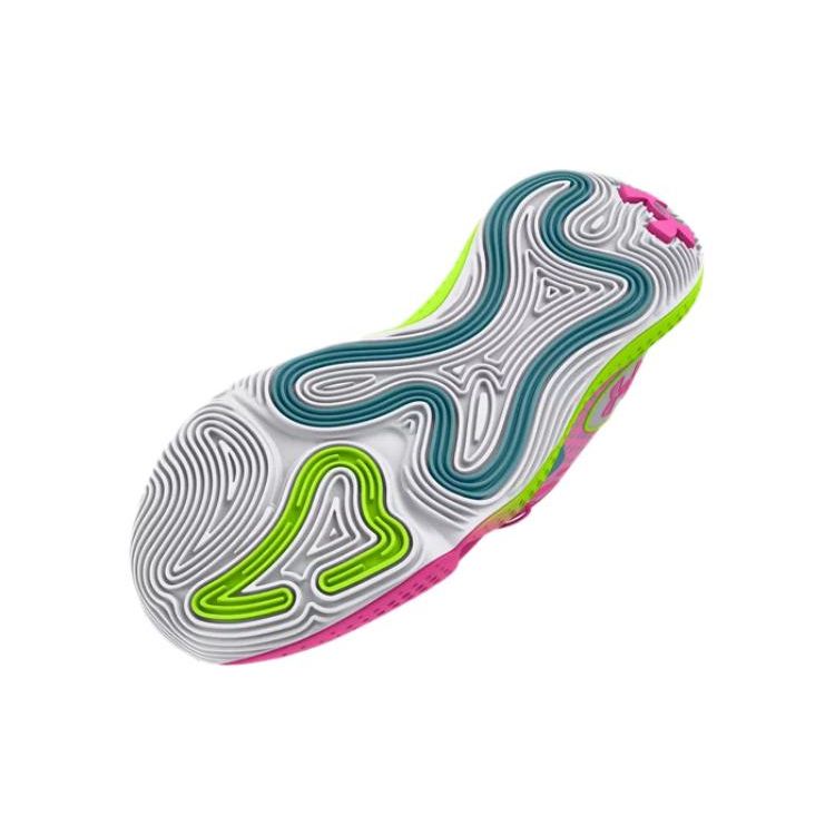 Under Armour Spawn 5 White Lime Pink Unisex 3026285-100