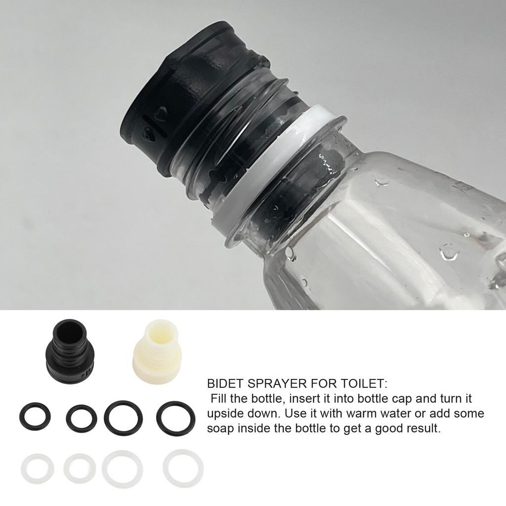 2pcs Portable Bidet for Toilet Travel Camping Compatible with Every Bottle Personal Handheld Backcountry Bidet