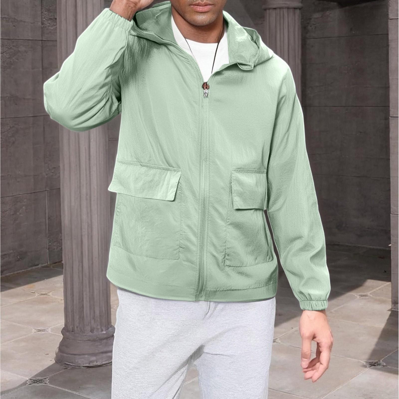 

Мужские топы Легкие Дышащие Для рыбалки на открытом воздухе M зелёный