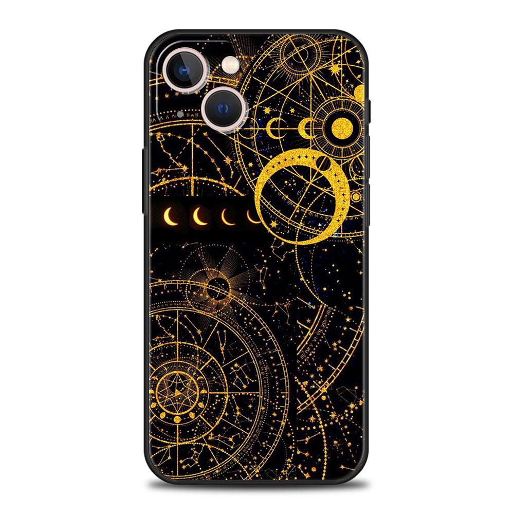 Applicable To IPhone16 Mobile Phone Case, New Couple Sun and Moon Mobile Phone Case.