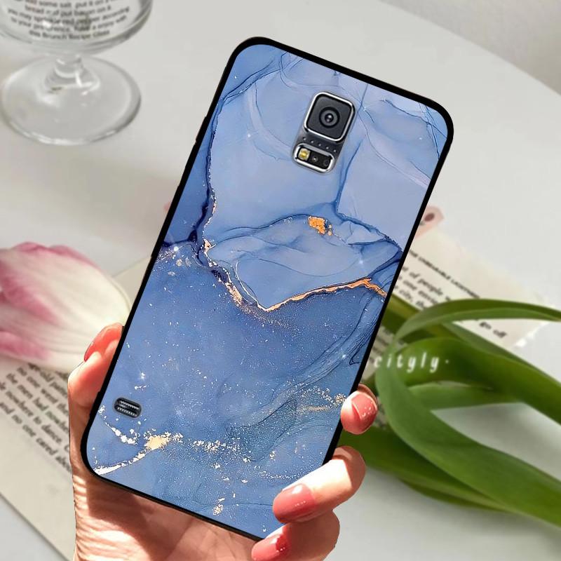 Für Samsung Galaxy S5 Hülle S 5 I9600 SM-G900F Niedliche Bemalte Silikon-Rückabdeckung Für Samsung S5 Hüllen G9006V Schutzhülle