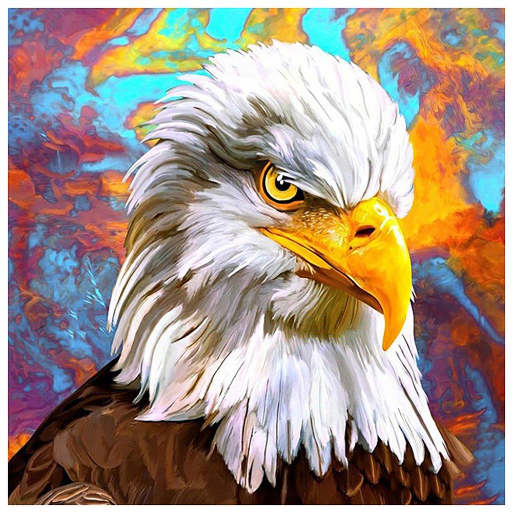 Pintura de Diamantes DIY Taladro Redondo Completo Animal Aves Árbol 5D Bordado de Diamantes Mosaico Loro Kit Punto de Cruz Decoración del Hogar Manualidades