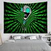 Invader Zim Cartoon Anime Tapestry Hanging Tarot Hippie Wall Rugs Dorm Wall Hanging Sheets