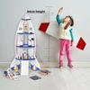 Wooden Space Kids Rocket Model For Learning And Imaginative Construction