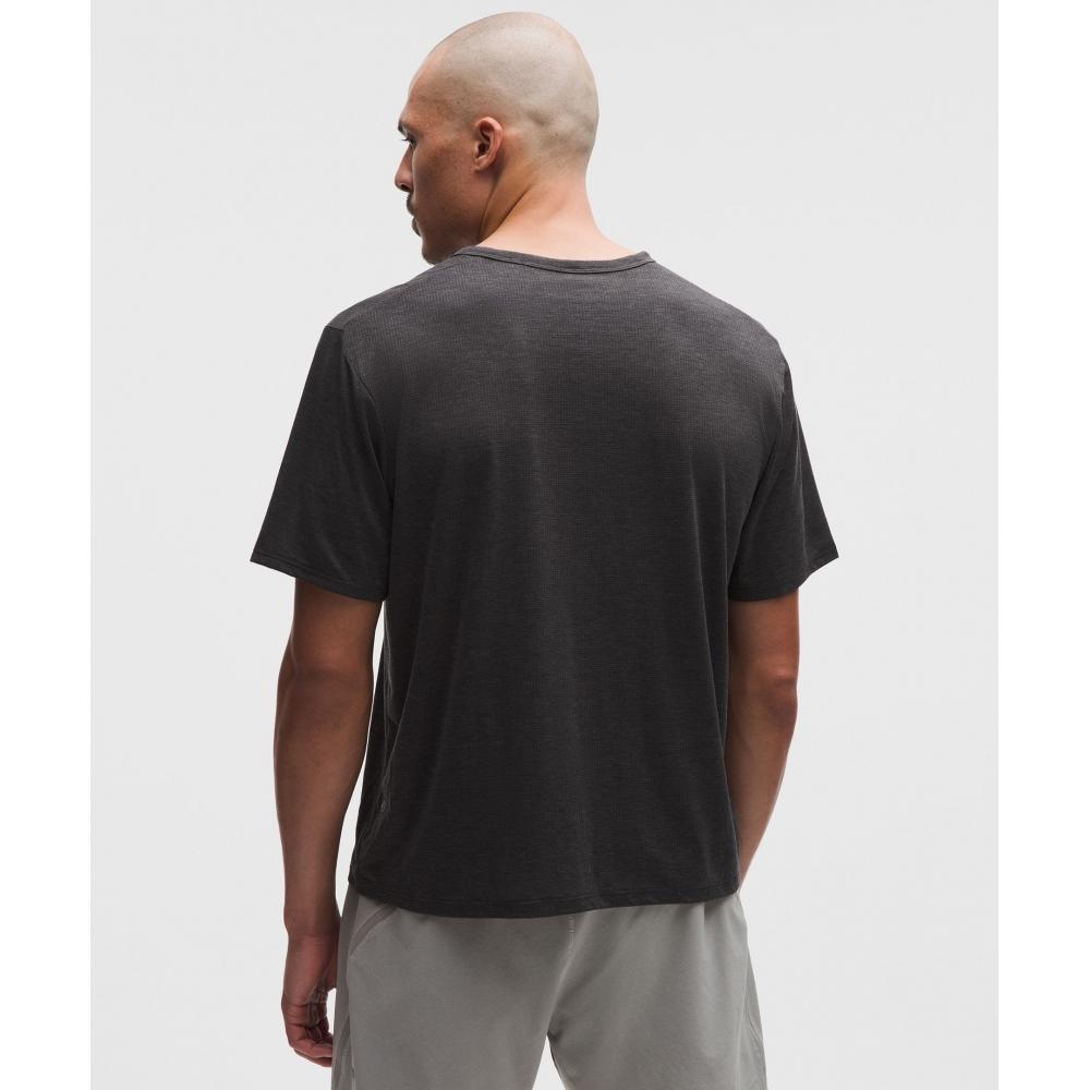 Lullulemon Mile Maker Mesh Short Sleeve T-Shirt Hblk