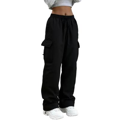 Pantalons Décontractés pour Femmes, Taille Haute, Coupe Ample, Pantalons Cargo