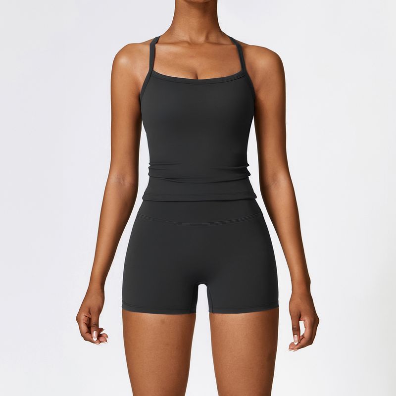 Guangzhou Zechuang Clothing Co., Ltd. European and American Tight Sanding Yoga Suit Quick-Drying Workout Clothes Winter Outdoor