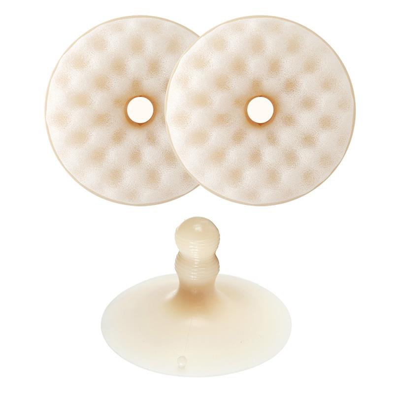 Double-Side Suction Cup Sponge Dishwashing Sponge Detachable Multifunction Dishwashing Brush Multi Surface Efficient Cleaning