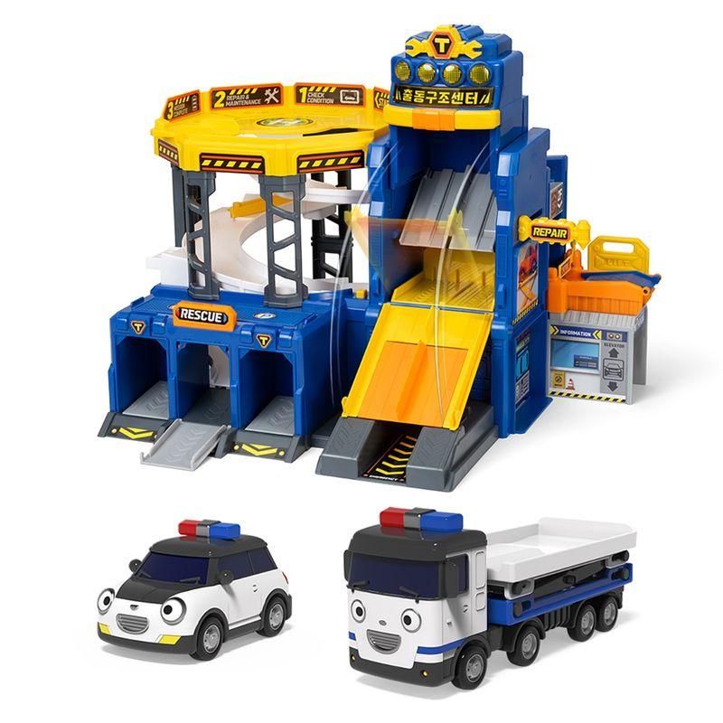 

Tayo Car Play Double Set Auto Rescue Center