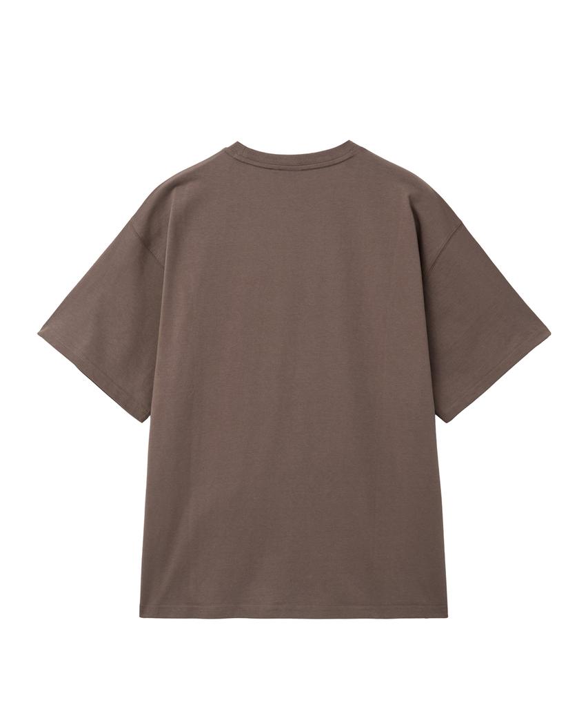 YALE Crew Graphic T-Shirt_Brown