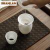 Ice Seed Jade Porcelain Tea Separator Infusor Retro Tea Strainer Dispenser Tea Making Tea Filter Tea Ceremony Supplies Ornaments
