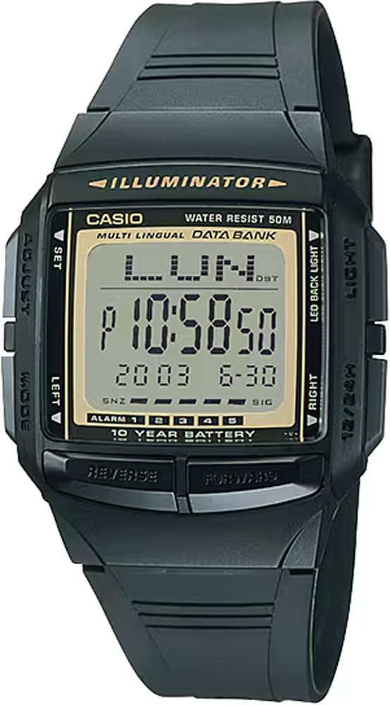 

CASIO Data Bank Telememo 30 цифровые часы черные Overseas модель [Casio] DB-36-9AV мужские [Товар]