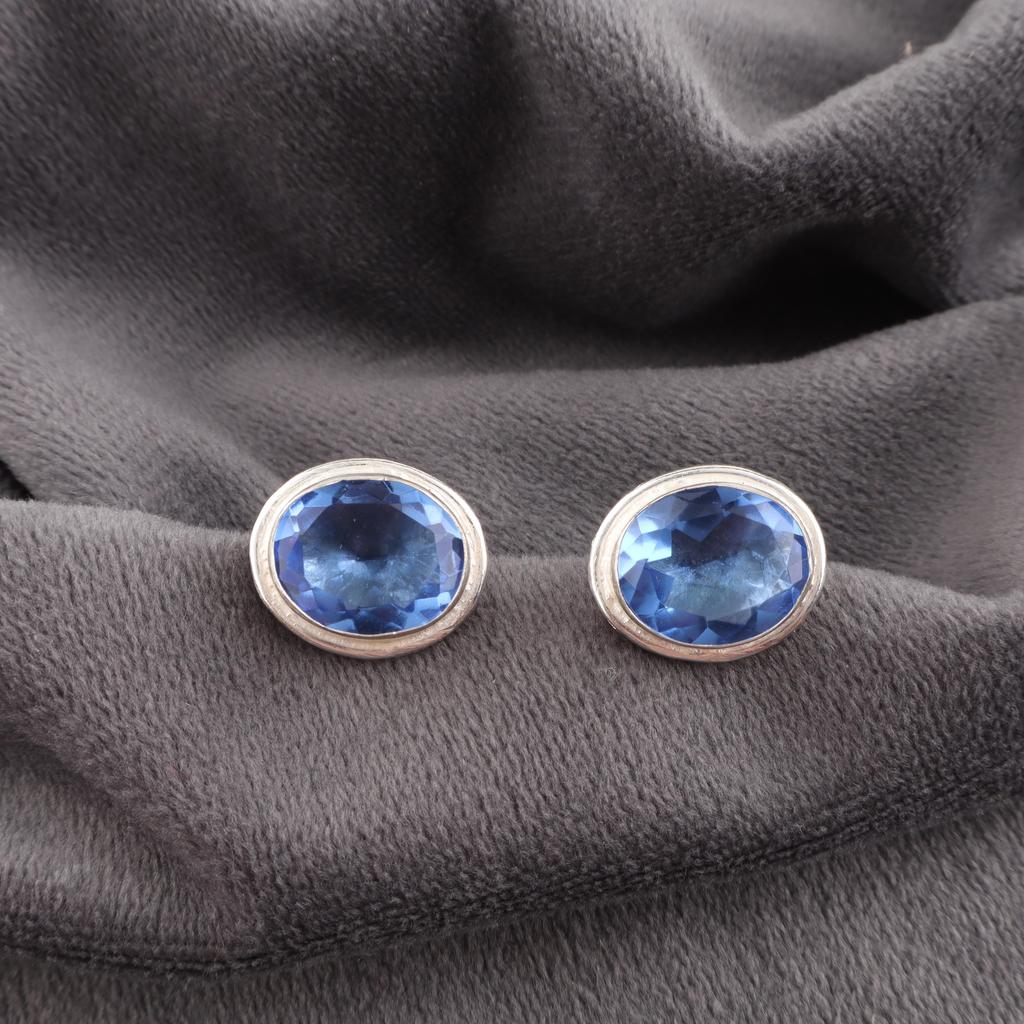 Tanzanite Handmade Gemstone Earrings, 925 Solid Sterling Silver Earrings Dainty Jewelry, Earrings For Engagement Gift