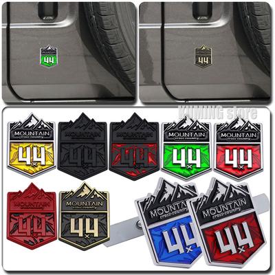 3D Metaal 4x4 Berg Cross Country Badge Auto 4WD Embleem Auto Stickers Styling Decals Accessoires