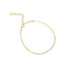 S925 Silver Small Fresh Korean Style Diamond Bracelet Sparkling Sweet Simple Box Chain Women's Hand Accessories Cold Style