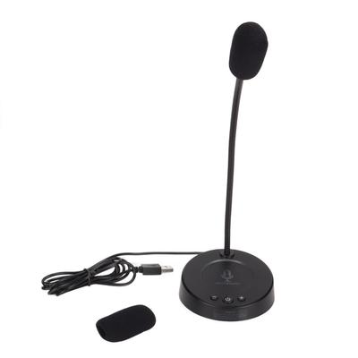 Desktop-Mikrofon Geräuschunterdrückung 360 Grad Metallschlauch Störungsarm RGB USB Computer