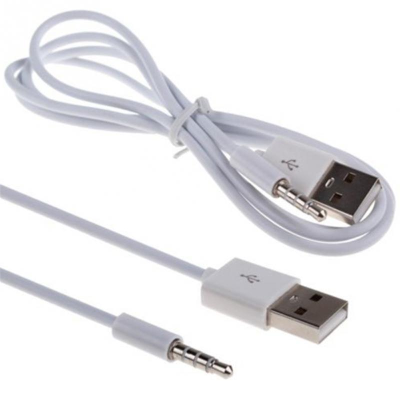 Universal USB To 3.5mm Audios Cable Syncing & Charger Cable For Devices And Devices 1M