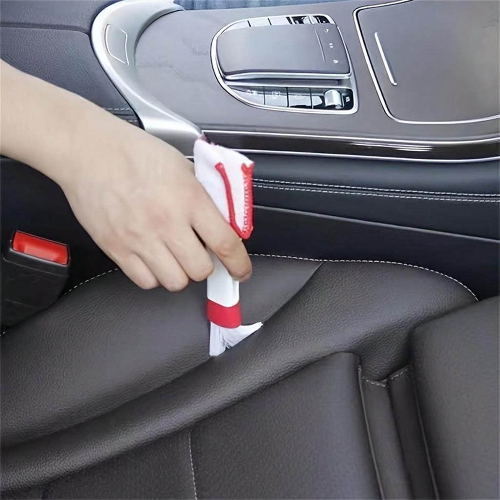 1pc Double-Headed Brush, Car Air Vent Brush, Air Conditioner Vent Cleaning Cloth, Hot Selling Car Interior Cleaning Products