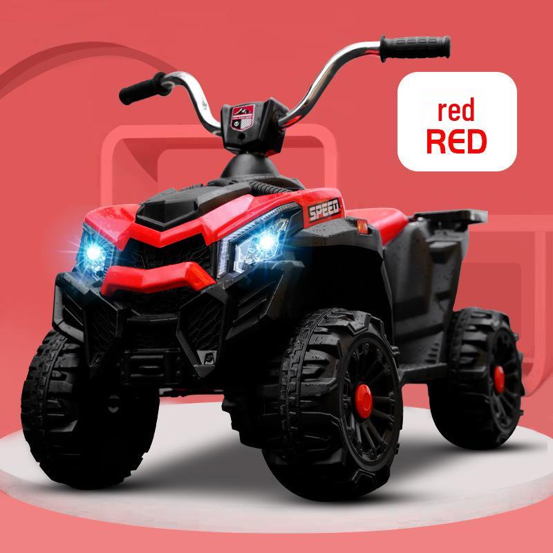 Cross-Border Kids' Electric Beach Car: Four-Wheel Ride-On Toy with Rechargeable Battery