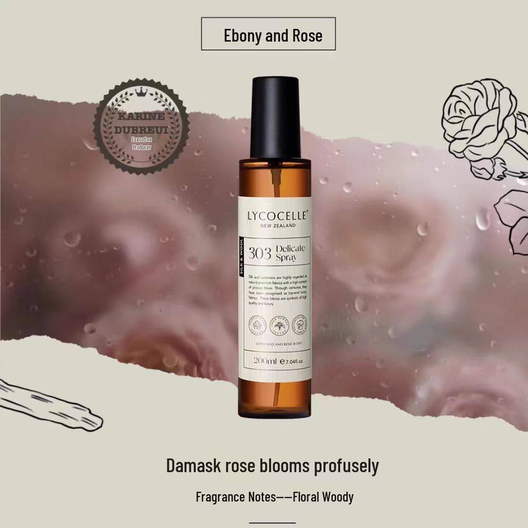Zhanjia Anti-Static Deodorizing Spray for Cashmere Sweaters & Cardigans - Long-Lasting Fragrance, Antibacterial, Mite Removal, No Wash Needed.