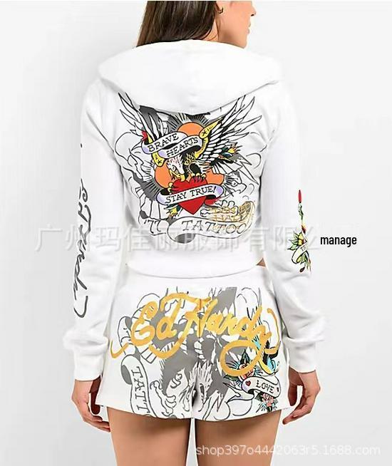 Dámská 2024 Evropsko-americká módní sada - XH905 Poziční potisk Ležérní nošení