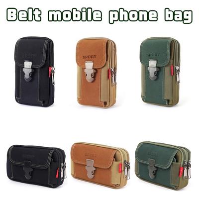1Pc Moda Uomo Multi-funzione Fanny Marsupio Casual Borsa per cellulare Tasca per uomo Cintura sportiva da viaggio all'aperto Marsupio