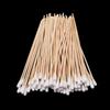 100Pcs Cotton Sturdy Medical Swabs Cotton Swabs Applicator Swab Wood Handle