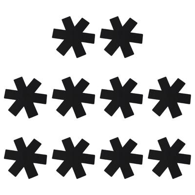 Set of 10 Easy Cleaning Felt Table Mat For Hot Pan Dishes Utensils Pot Protectors Separators Heatproof Kitchen Accessory