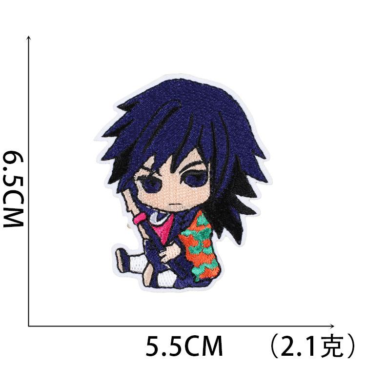 Computer Embroidery Label Cartoon Embroidery Cloth Sticker Animation Character Diy Decorative Patch Sticker Ironing Embroidery Chapter Boy