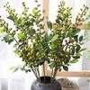Multicolor Christmas Berry Branches 70cm Simulation Red Berries  For Christmas