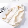 Fat Mm Plus Size Fleece Thickened Hooded Sweater Cardigan Women's Autumn and Winter Loose Double-sided Fleece Jacket Cardigan Sweater