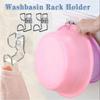 Stainless Steel Washbasin Hooks Storage Racks Punch-Free Bathroom Basin Hook Save Space Wall Mount Storage Hooks Holders Shelf