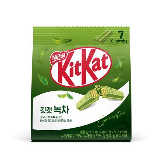 Kit Kat Зеленый чай 119 г, корейские закуски