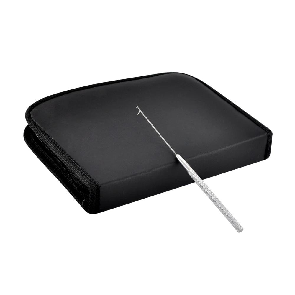 Alicate de cabelo nano anéis 3pc/conjunto alicate de extensão de cabelo kit de ferramentas para micro anel link contas extensões de cabelo humano alicate gancho agulha