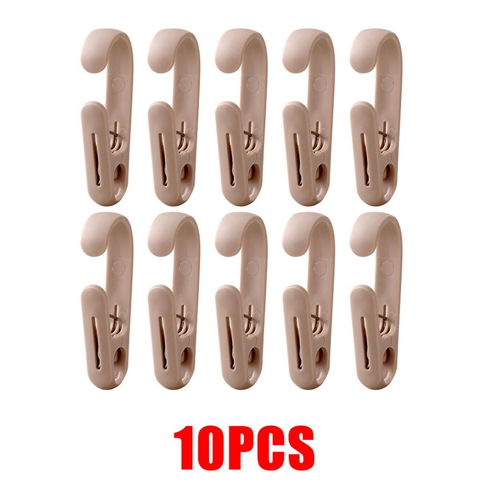 Multi-Purpose Hook Clothes Clip Plastic Clothes Hanger Beach Towel Rack Clothing Store Home Clothespins Socks Clip Hanging Hook