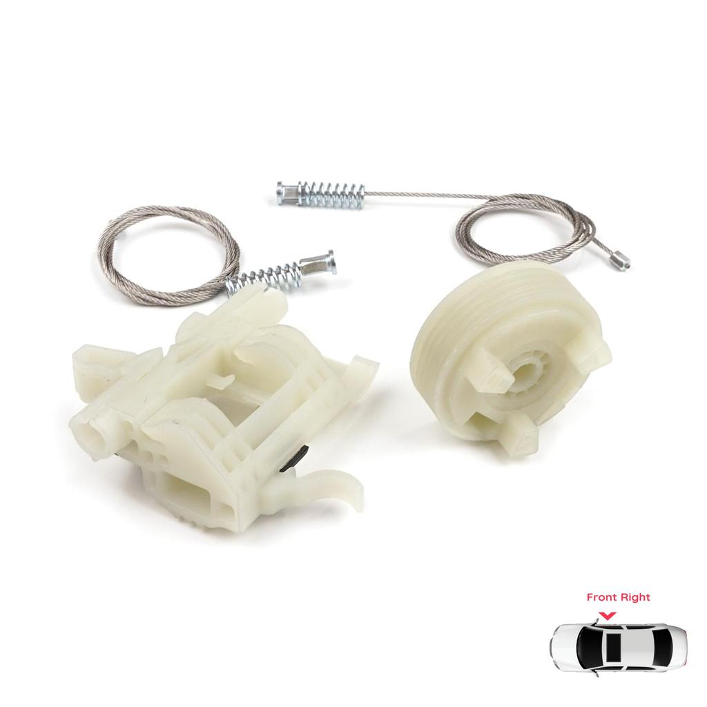 EWR5232 Fensterheber Reparatursatz Vorne Rechts für Fiat 500 2007-On 2/3 Tür Schrägheck Cabrio 68070267AD