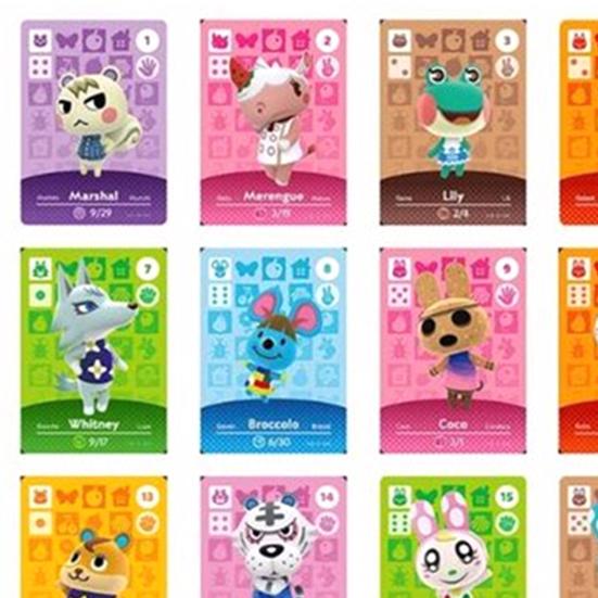 24Pcs Animal Crossing And Play Lovely Cards Plug Characteristics Quick Response Animal Crossing