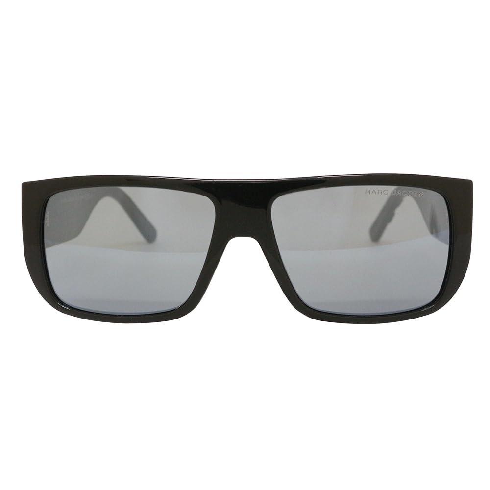 Marc Jacobs Sunglasses MARC LOGO 096/S Black Thick Temple Embossed Logo Eyewear