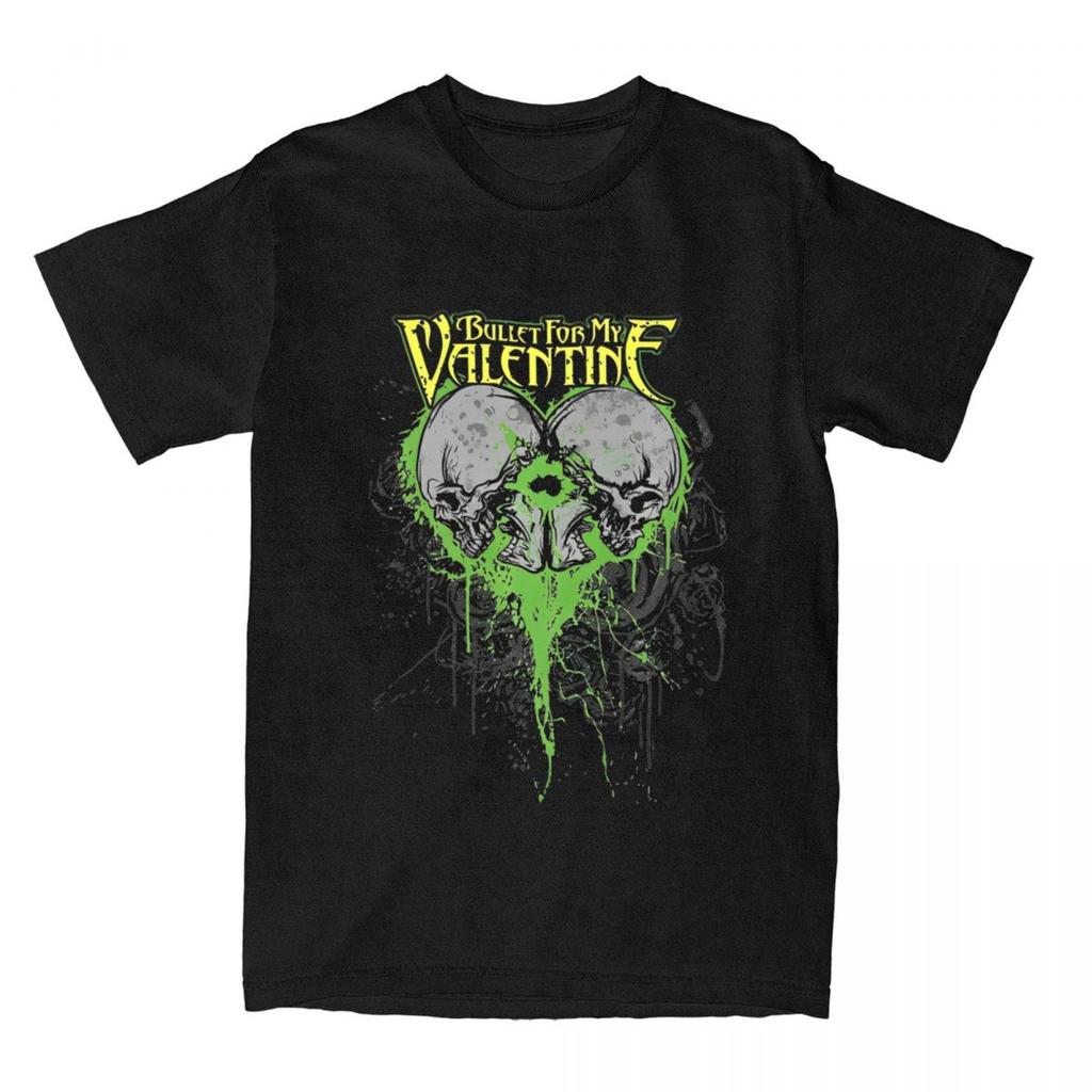 Bullet For My Valentine Skull & Blood Premium T-Shirt Men Street Style 100% Cotton T-Shirts Summer Tees Hot Sale Big Size Tops