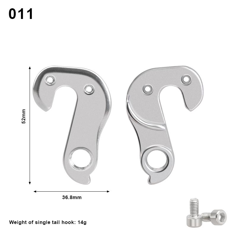 Bicycle Rear Derailleur Hanger Racing Cycling MTB Road Bike Frame Gear Parts Dropout Adapter Wg008 Sl Silver 2 24x1 38