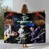 Coperta di Flanella U2 Irlanda Rock Bang Bono Retrò, Coperta Morbida Calda in Peluche per Casa Camera da Letto Letto Divano Ufficio Picnic regalo