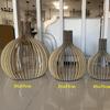 Modern Wood Pendant Light for Living Room Decoration Black Hanging Lamp Suspension Wooden Chandelier Lighting Fixtures