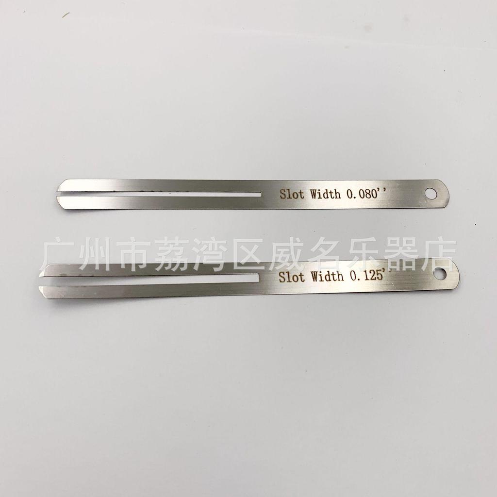 Guitar Fret Installation Ruler 0.080/0.125 Inch Tool