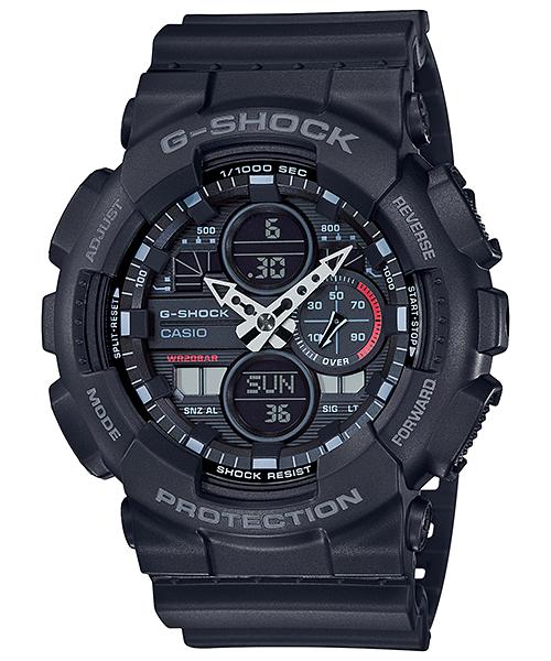 

Casio G-SHOCK Men s Resin 200M Water Resistant Digital Shock Resistant Quartz Watch GA-140-1A1 чёрный